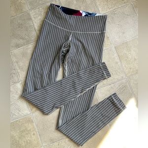 LULULEMON Striped High Waisted Leggings